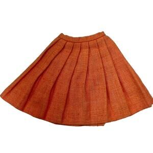 Vintage Barbie: Winter Wow #1486 ~ Orange Pleated Skirt